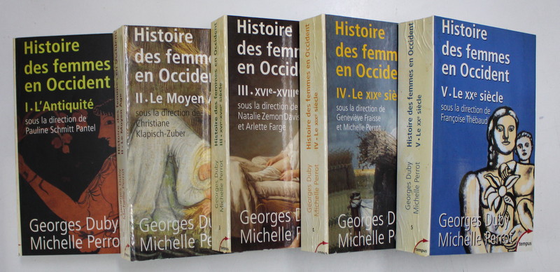 HISTOIRE DES FEMMES EN OCCIDENT , VOLUMES I - V par GEORGES DUBY et MICHELLE PERROT , 2002