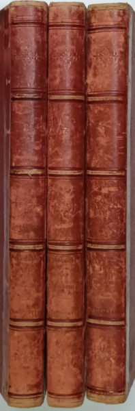 HISTOIRE DES GIRONDINS par A. DE LAMARTINE , EDITION ILLUSTREE , VOLUMELE I- III , 1865 -1866