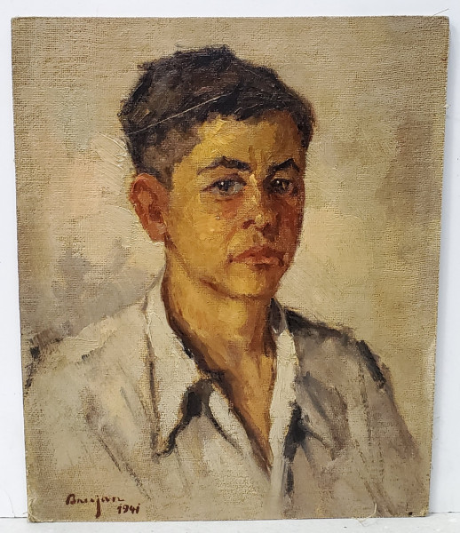 Iacob Brujan (1898-1984) - Portret de tanar