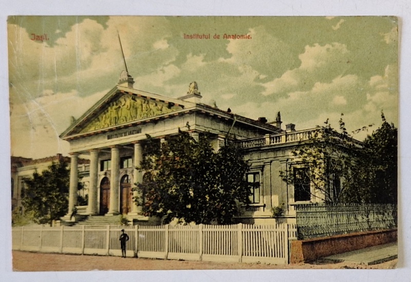 IASI , INSTITUTUL DE ANATOMIE , CARTE POSTALA , 1911