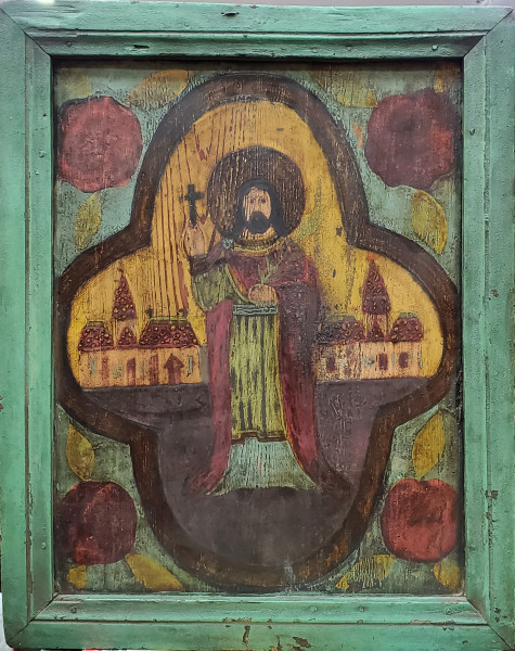 Icoana Romaneasca pe lemn, Atelier Transilvanean, cca. 1900