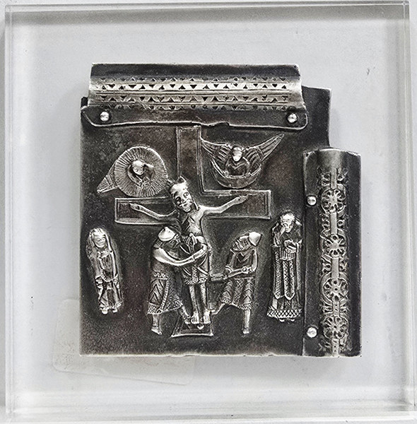 Igino Legnaghi (1936 - ) - Coboararea de pe Cruce, Placheta Argintata