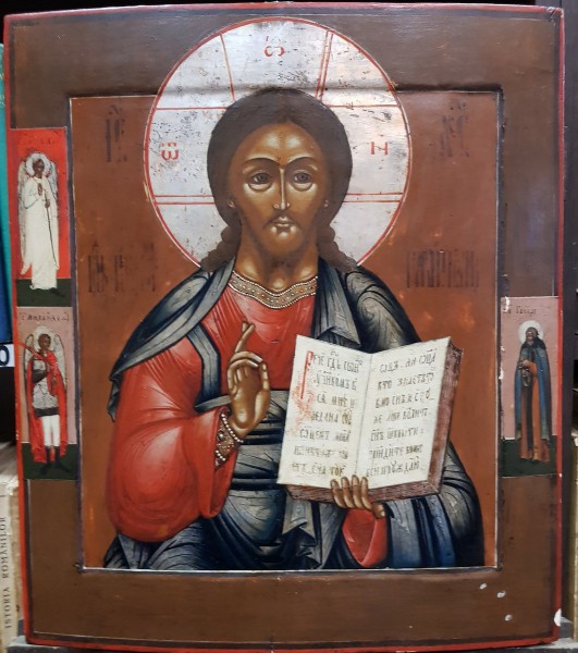 IISUS PANTOCRATOR  -ICOANA RUSIA SECOL 19