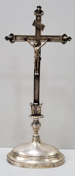 Iisus Rastignit, Crucifix din metal, cca. 1900