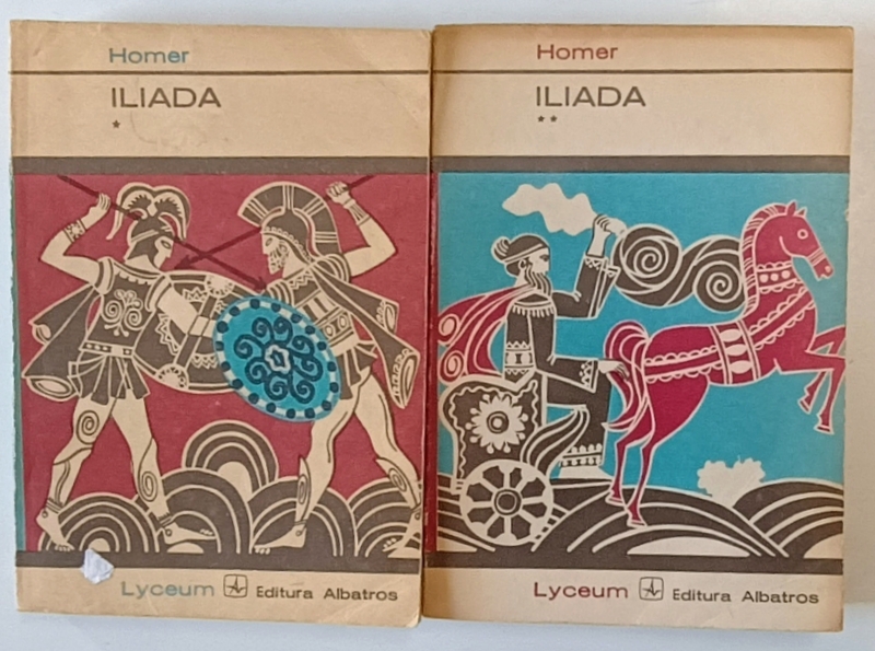 ILIADA,2 VOL.-HOMER,BUC.1981