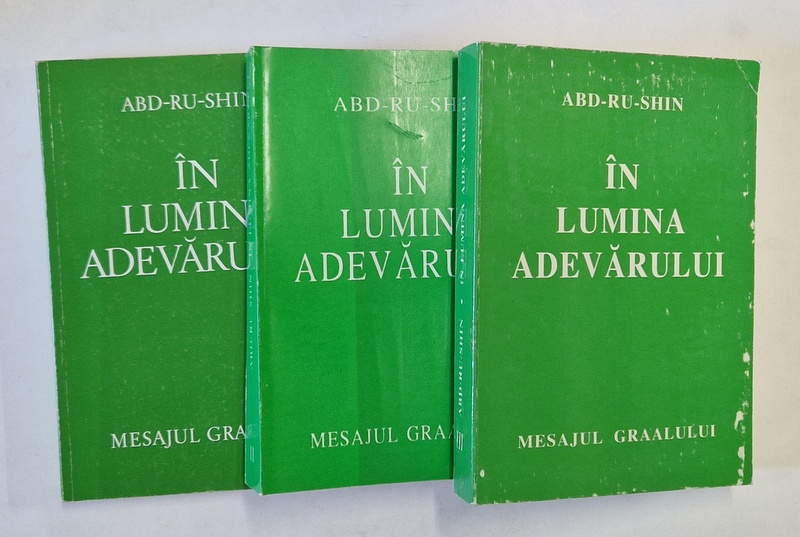 IN LUMINA ADEVARULUI de ABD-RU-SHIN  VOL I-III * MICI DEFECTE COPERTI VOLUMUL III