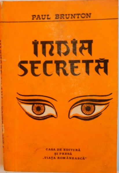 INDIA SECRETA de PAUL BRUNTON, 1991