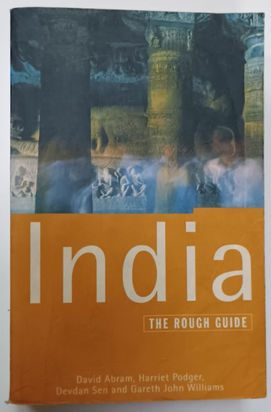 INDIA , THE ROUGH GUIDE , by DAVID ABRAM ...GARETH JOHN WILLIAMS , 1994, PREZINTA PETE SI URME DE UZURA