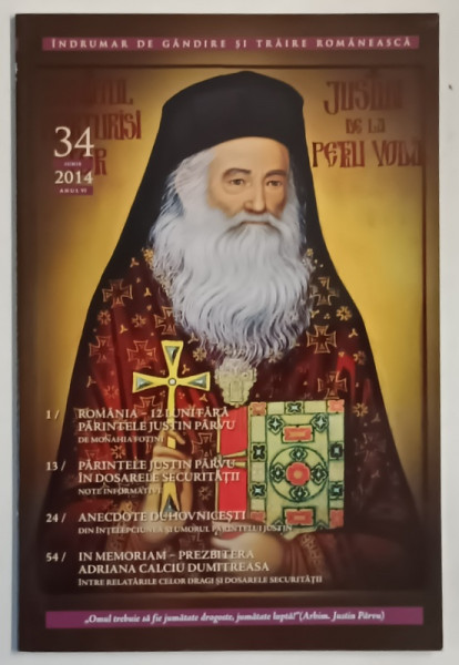 INDRUMAR DE GANDIRE SI TRAIRE ROMANEASCA , NUMARUL 34 , ANUL VI , 2014