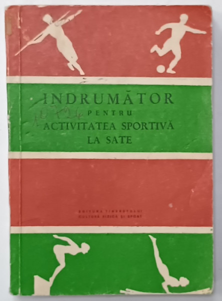 INDRUMATOR PENTRU ACTIVITATEA SPORTIVA LA SATE , 1956