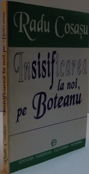 INSISIFICAREA*LA NOI, PE BOTEANU, 1998