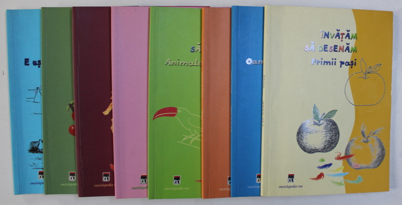 INVATAM SA DESENAM , SET DE 8 VOLUME , autor PIERRE PORTE , 2003