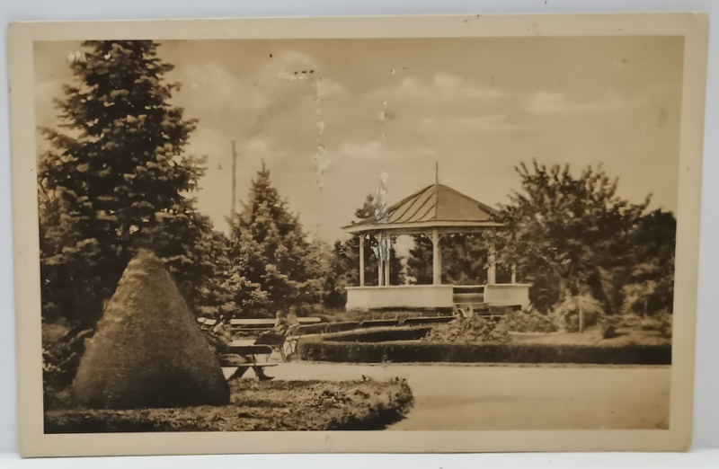 ISMAIL , PARCUL CU PAVILIONUL DE MUZICA , 1937