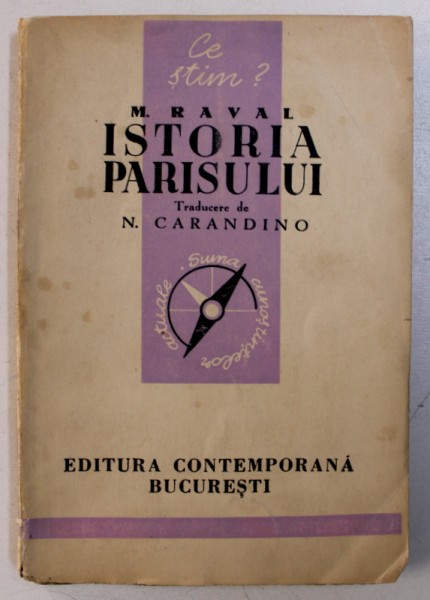 ISTORIA PARISULUI de M . RAVAL , 1942