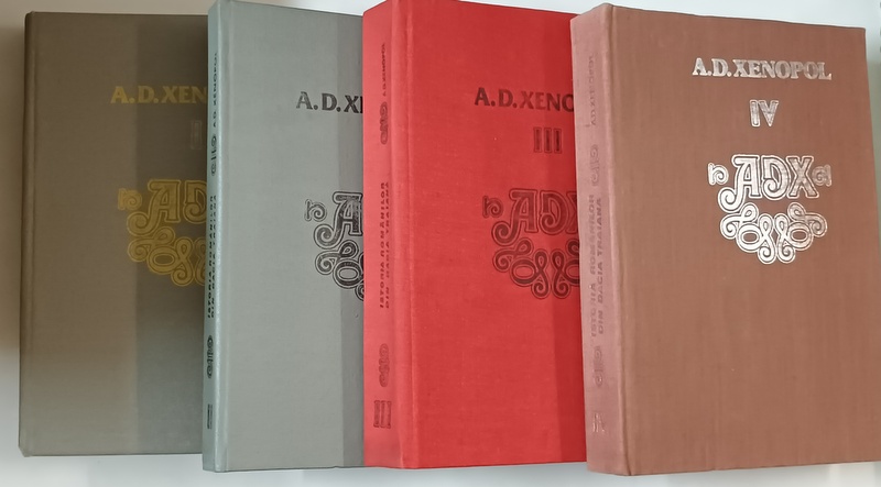 ISTORIA ROMANILOR DIN DACIA TRAIANA de A.D. XENOPOL  VOL. I-IV  1985