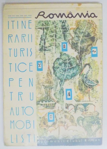 ITINERARII TURISTICE PENTRU AUTOMOBILISTI , ROMANIA , 1968