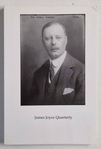 JAMES JOYCE QUARTERLY , VOLUME 50 , NUMBER 3 , SPRING 2013