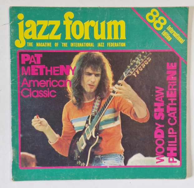 JAZZ FORUM , THE MAGAZINE OF THE INTERNATIONAL JAZZ FEDERATION , NO . 88 , 1984