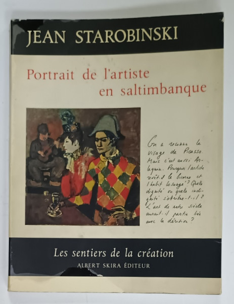 JEAN STAROBINSKI , PORTRAIT DE L 'ARTISTE EN SALTIMBANQUE , 1970