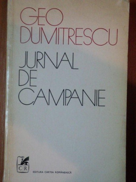 JURNAL DE CAMPANIE de  GEO DUMITRESCU