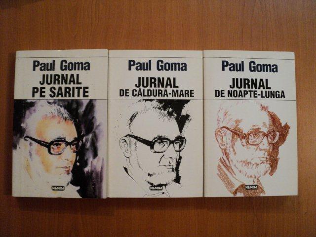 JURNAL PE SARITE / JURNAL DE CALDURA-MARE / JURNAL DE NOAPTE-LUNGA de PAUL GOMA  1996