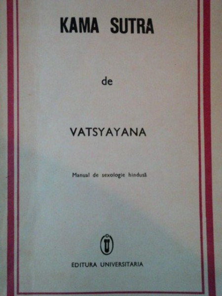 KAMA SUTRA de VATSYAYANA,