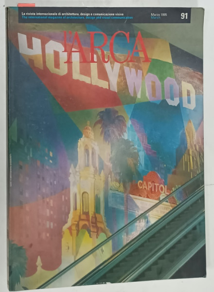 L 'ARCA ,LA RIVISTA INTERNATIONALE DI ARCHITETTURA , DESIGN E COMMUNICAZIONE  VISIVA , no. 91 , 1995 , TEXT IN LIMBILE ITALIANA  SI ENGLEZA