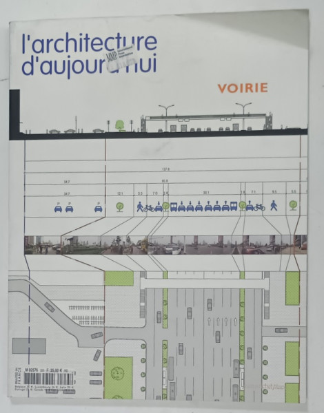 L 'ARCHITECTURE D 'AUJOURD ' HUI , SUBJET : VOIRIE   , no. 355 , 2004 , REVISTA  FRANCEZA DE ARHITECTURA