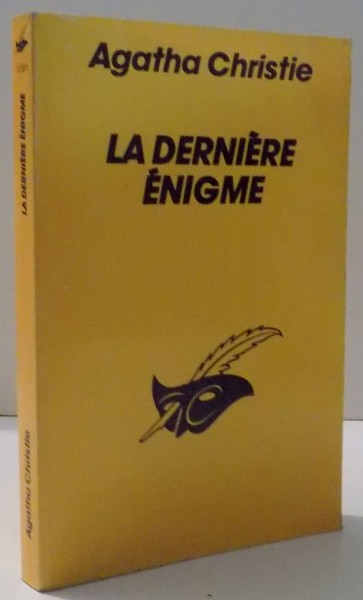 LA DERNIERE ENIGME par AGATHA CHRISTIE , 1977