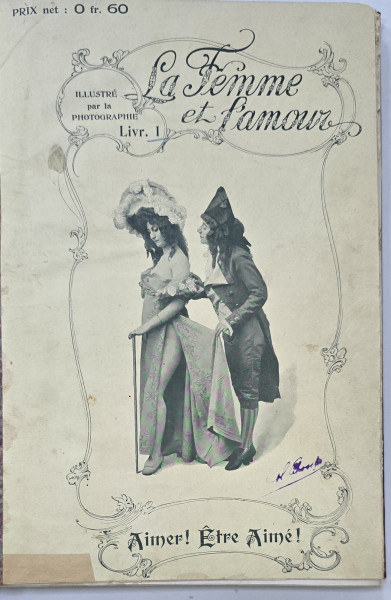 LA  FEMME ET L 'AMOUR , illustre par photographie , COLEGAT DE 8 NUMERE , CCA. 1900 , CONTINE FOTOGRAFII EROTICE !