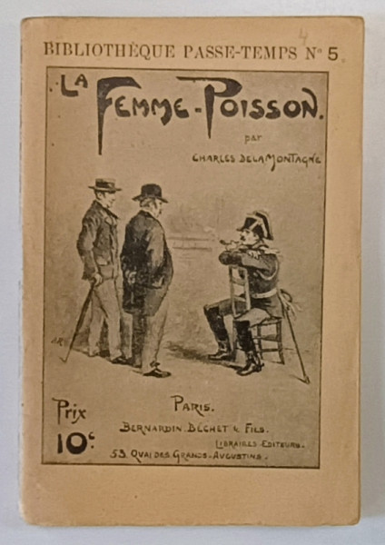 LA FEMME - POISSON par CHARLES DELAMONTAIGNE , CCA. 1900