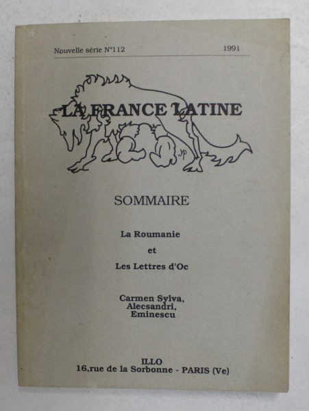 LA FRANCE LATINE , NOUVELLE SERIE No. M112 , 1991