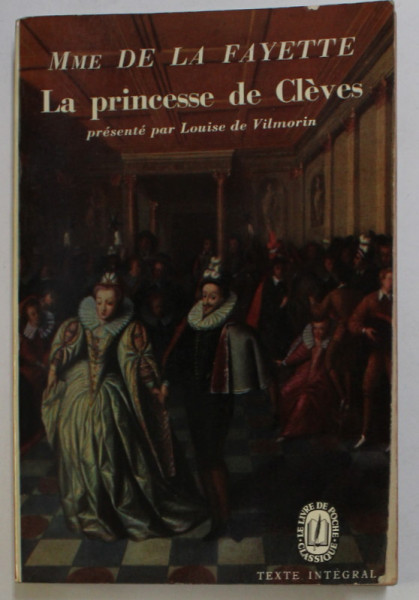 LA PRINCESSE DE CLEVES par MME DE LA FAYETTE , 1964