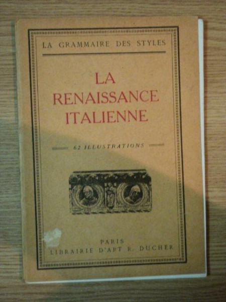 LA RENAISSANCE ITALIENNE  ( 62 ilustrations )