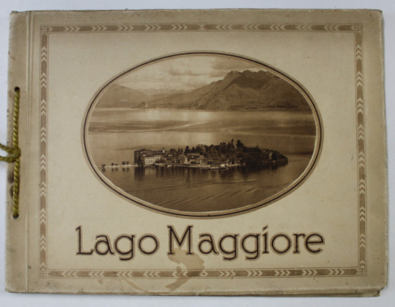 LAGO MAGGIORE , ALBUM CU 30 DE FOTOGRAFII DE EPOCA , DETASABILE , PERIOADA INTERBELICA