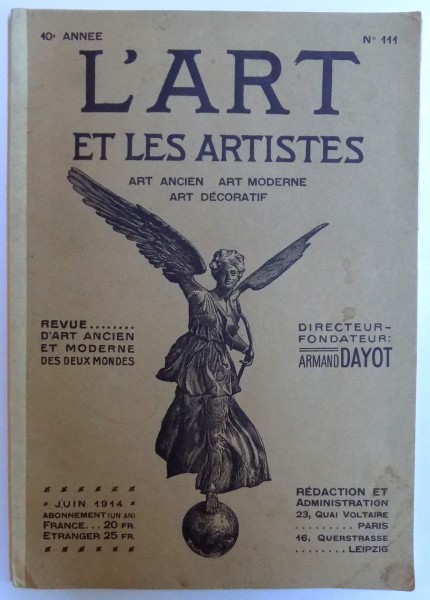 L'ART ET LES ARTISTES, ART, ART ANCIEN ART MODERNE ART DECORATIF , 10e ANNEE, NO 111