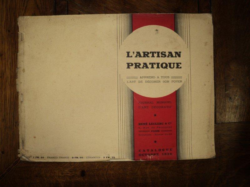 L'Artisan Practique, Jurnal de arta decorativa, Paris 1936