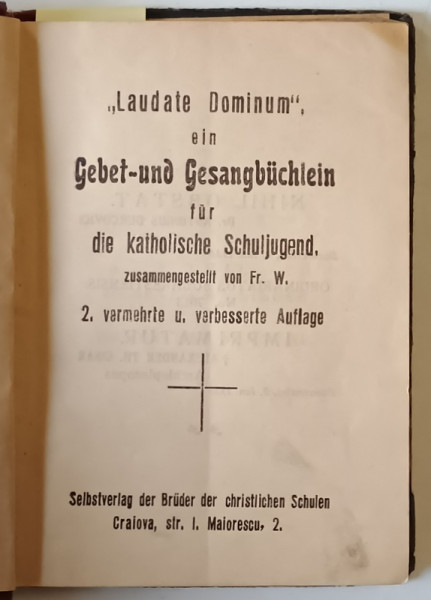LAUDATE DOMINUM EIN GEBET - UND GESANGBUCHLEIN FUR DIE KATHOLISCHE SCHULJUGEND , zusammengestft von FR. W , 1935