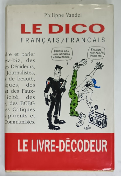 LE DICO FRANCAIS / FRANCAIS par PHILPPE VANDEL , 1992