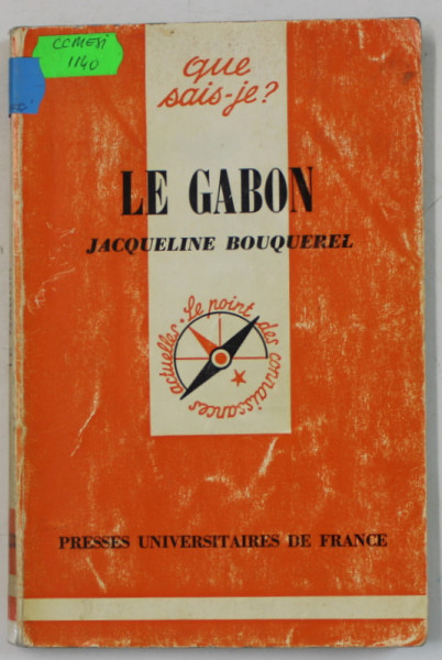 LE GABON par JACQUELLINE BOUQUEREL , 1970