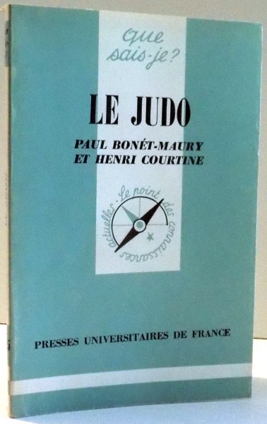 LE JUDO par PAUL BONET-MAURY, HENRI COURTINE , 1989