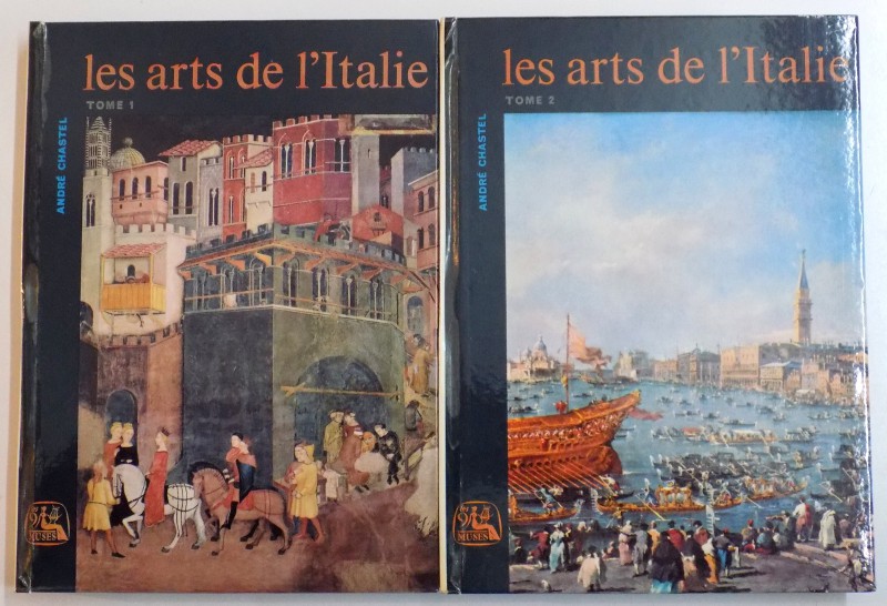 LES ARTS DE L ' ITALIE par ANDRE CHASTEL , VOL I -II , 1963