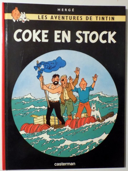 LES AVENTURES DE TINTIN, COKE EN STOCK , 1958