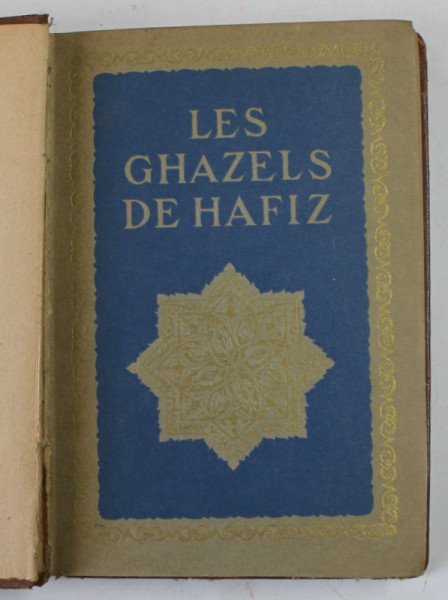 Les Ghazels De Hafiz Par Charles Devillers 1922