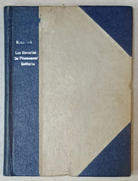 LES REVERIES DU PROMENEUR SOLITAIRE par JEAN JACQUES ROUSSEAU  , 1946