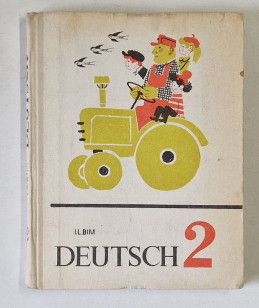 LIMBA GERMANA , MANUAL PENTRU CLASA A - II A , PENTRU ELEVII  VORBITORI DE LIMBA RUSA , TEXT IN RUSA SI GERMANA , 1978