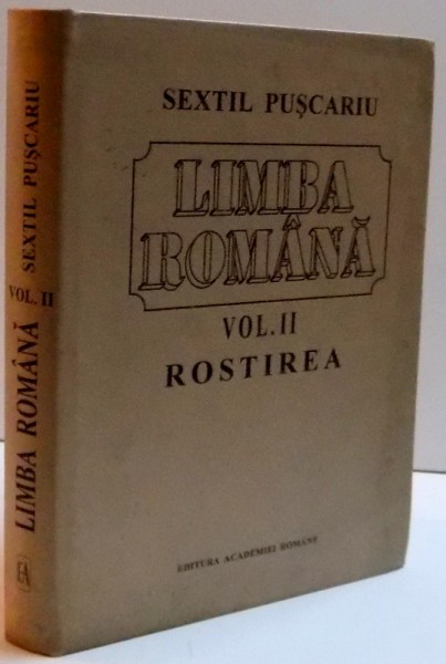 LINBA ROMANA . VOL.II , 1994