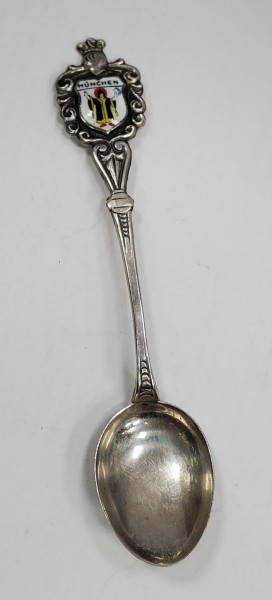 Lingurita din argint, Suvenir, Munchen, Secol 19