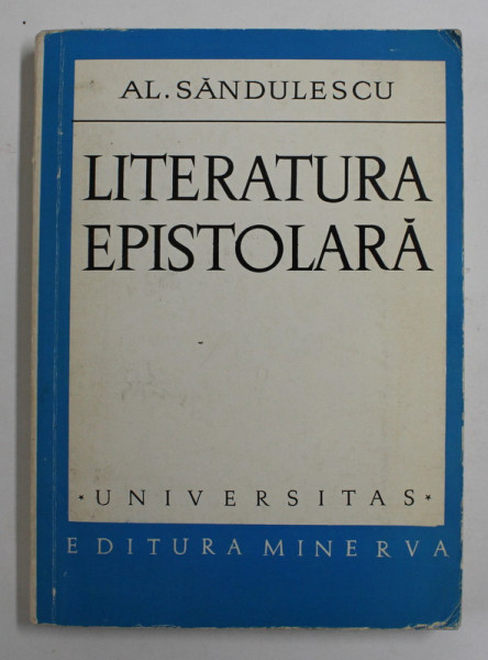 LITERATURA EPISTOLARA de AL. SANDULESCU , 1972