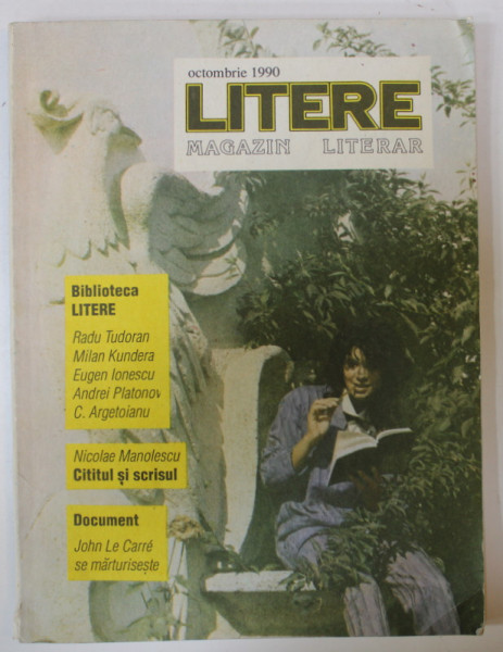 LITERE , MAGAZIN LITERAR , OCTOMBRIE , 1990